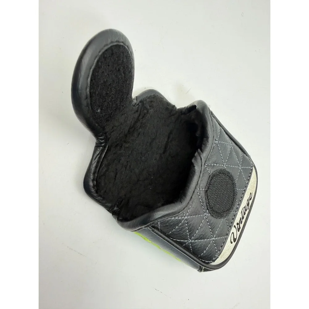 Cobra King Vintage Mallet Putter Headcover Black Gray Lime SIK Face Technology